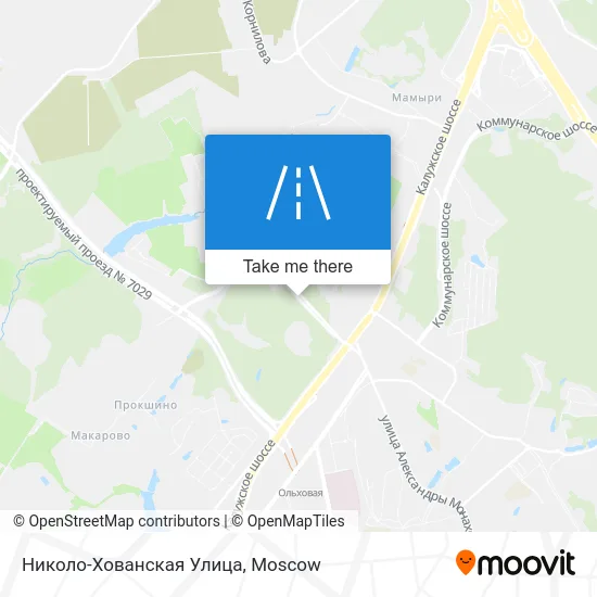 Николо-Хованская Улица map