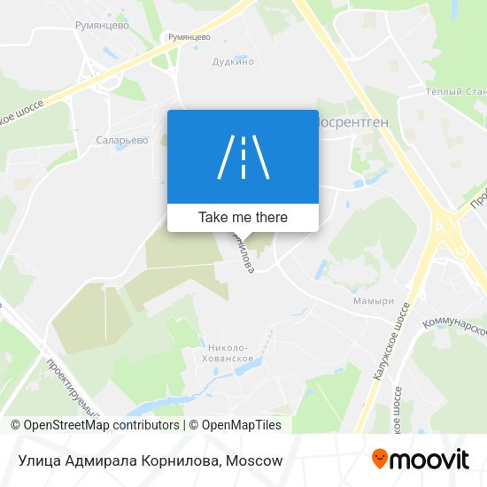 Улица Адмирала Корнилова map