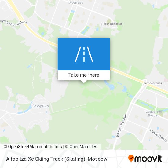 Alfabitza Xc Skiing Track (Skating) map