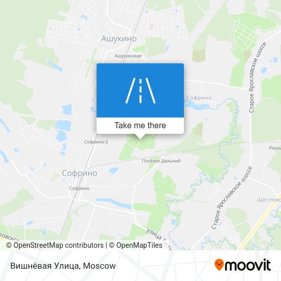 Вишнёвая Улица map