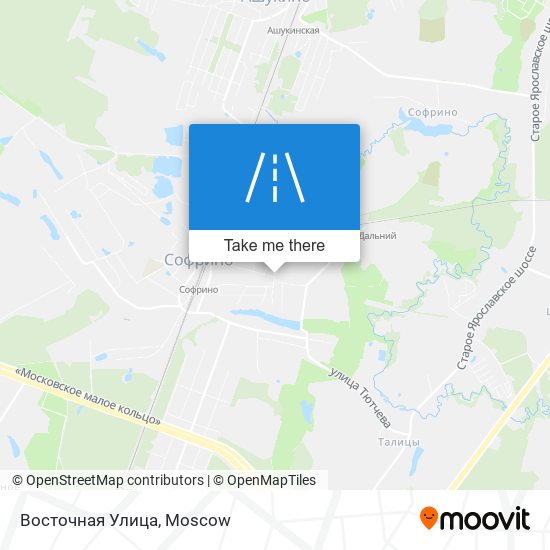 Восточная Улица map