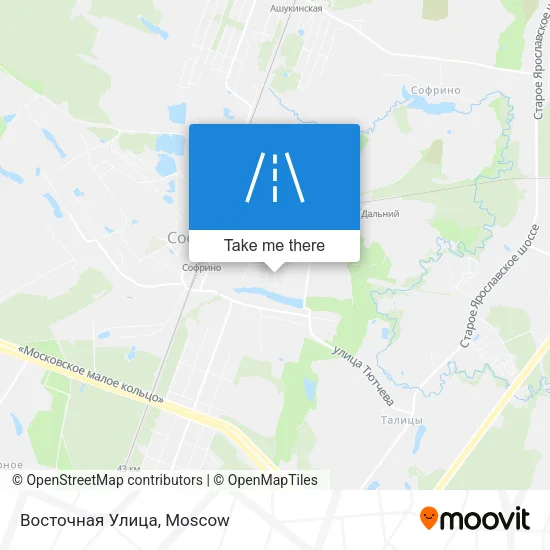 Восточная Улица map