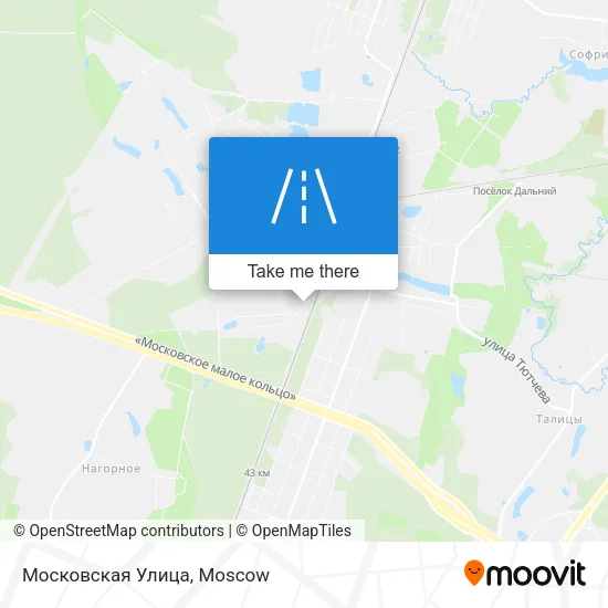 Московская Улица map