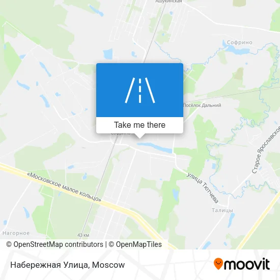 Набережная Улица map