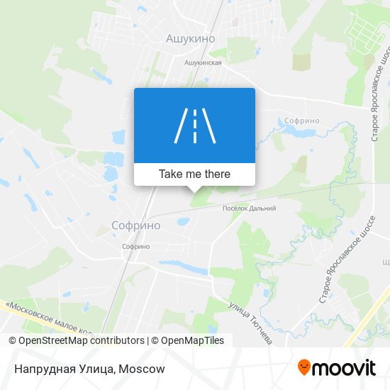 Напрудная Улица map