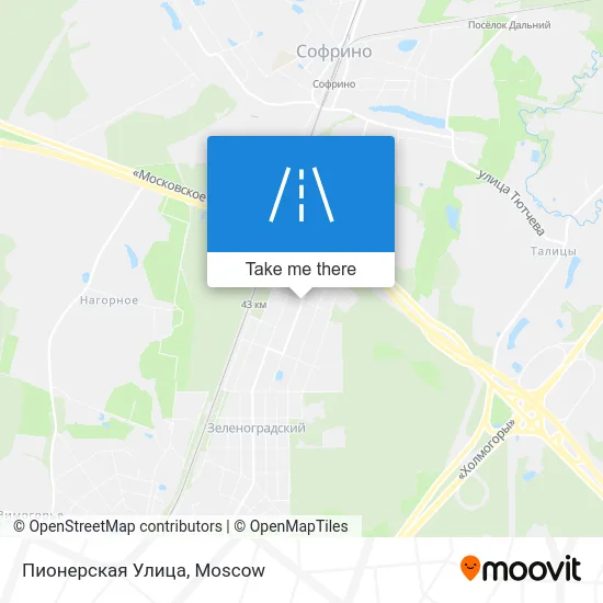 Пионерская Улица map