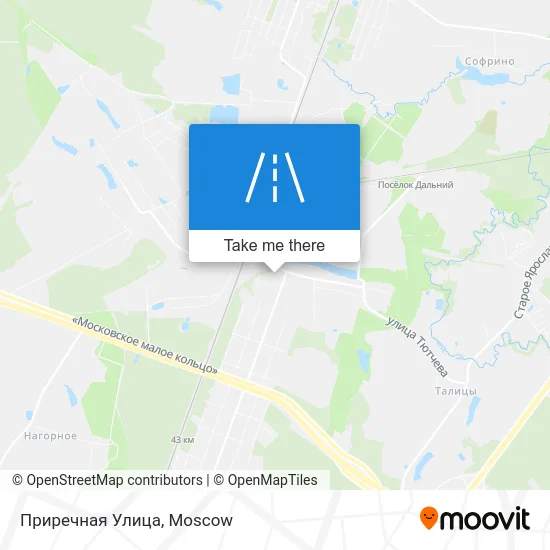 Приречная Улица map