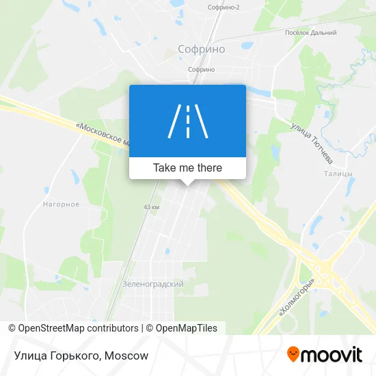 Улица Горького map