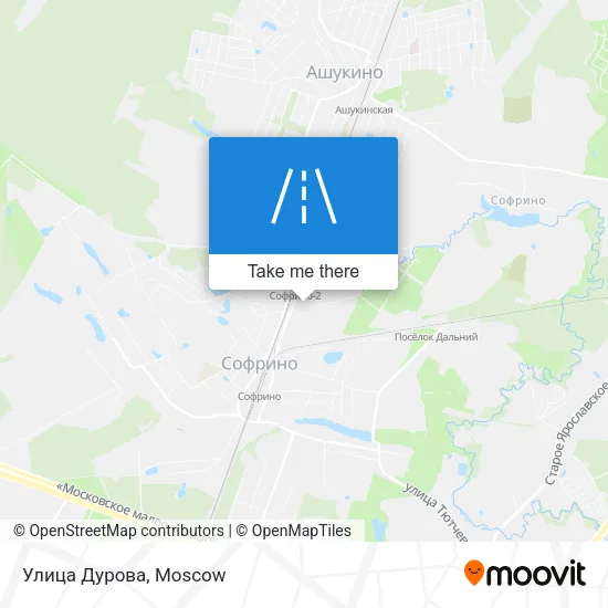 Улица Дурова map