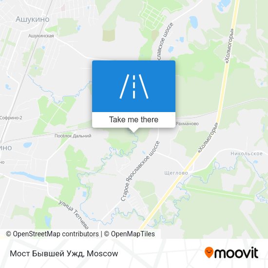 Мост Бывшей Ужд map