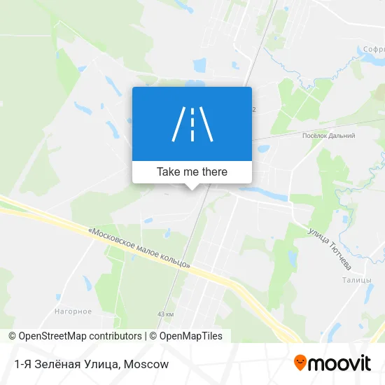 1-Я Зелёная Улица map