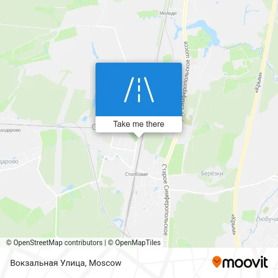 Вокзальная Улица map