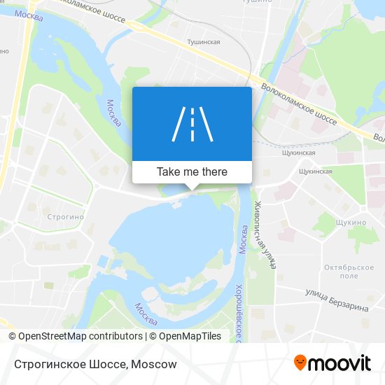 Строгинское Шоссе map