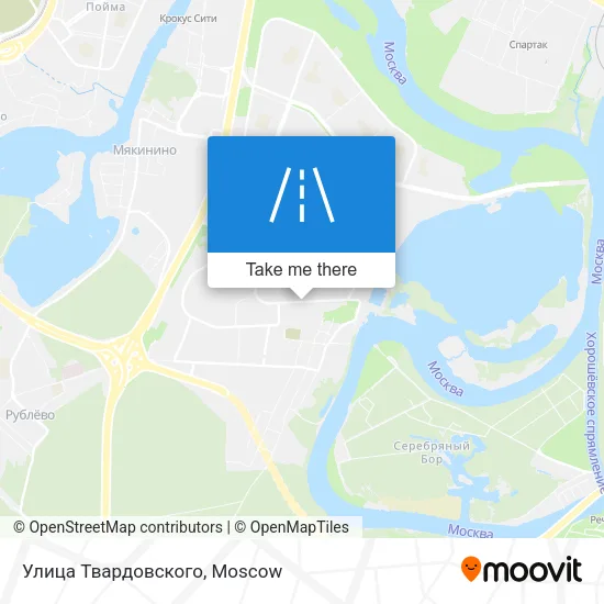 Улица Твардовского map