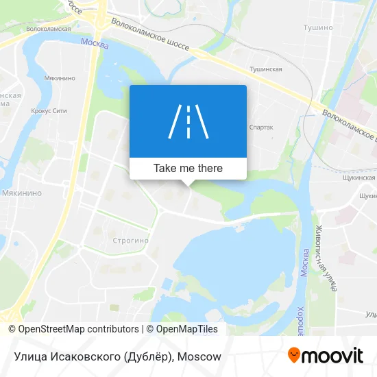 Улица Исаковского (Дублёр) map