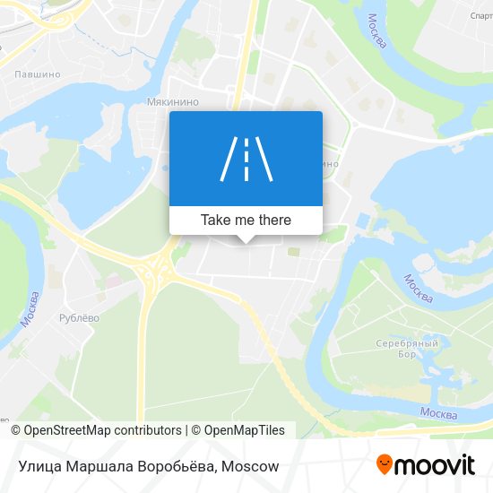 Улица Маршала Воробьёва map