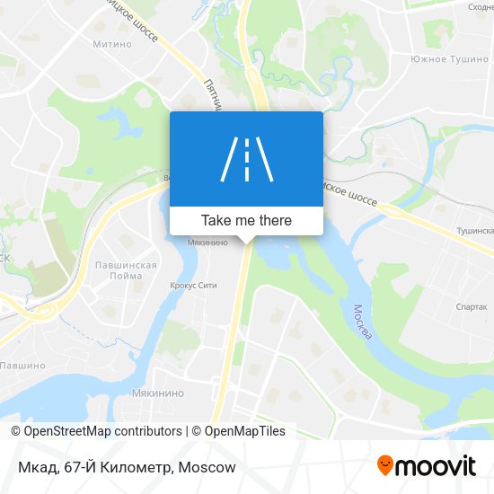 Мкад, 67-Й Километр map