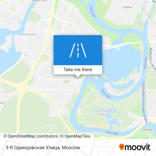 3-Я Одинцовская Улица map