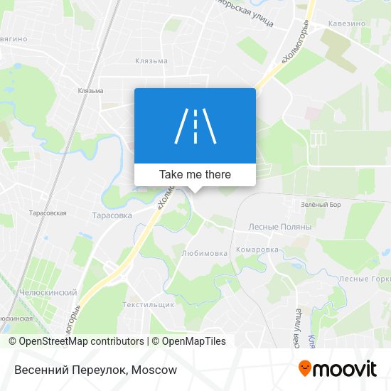 Весенний Переулок map
