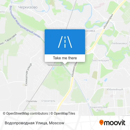 Водопроводная Улица map