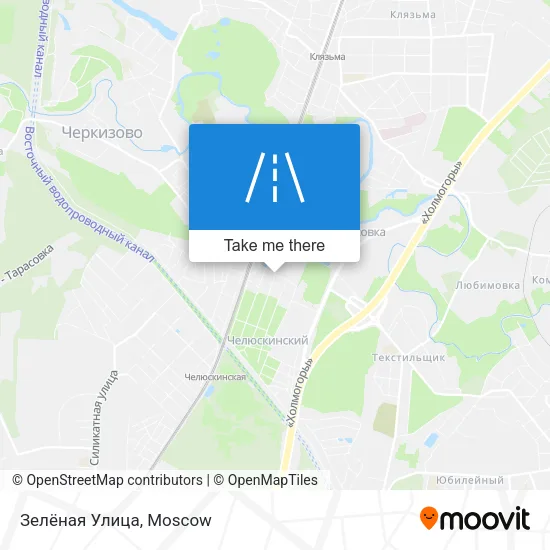 Зелёная Улица map