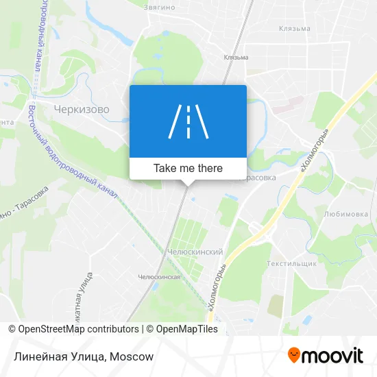 Линейная Улица map