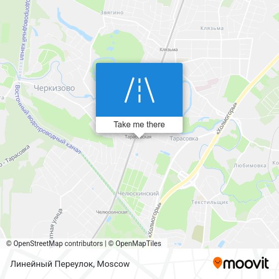 Линейный Переулок map