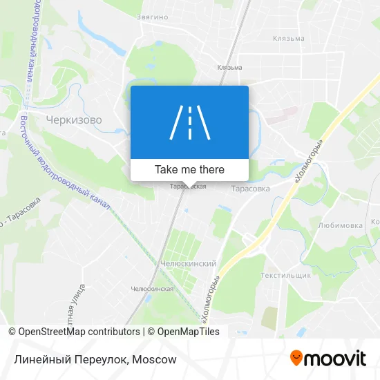 Линейный Переулок map
