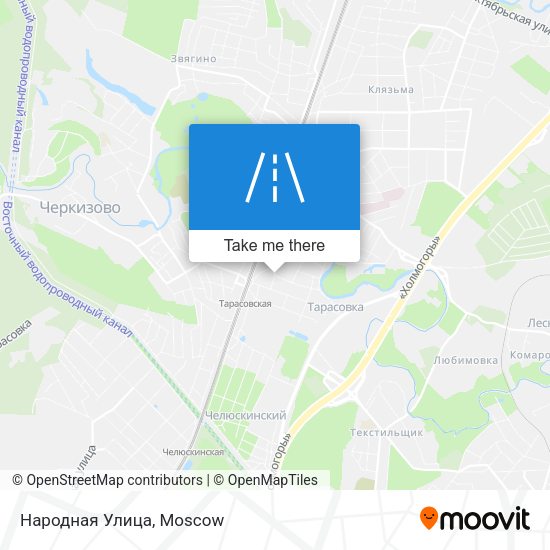 Народная Улица map