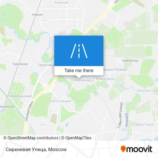 Сиреневая Улица map