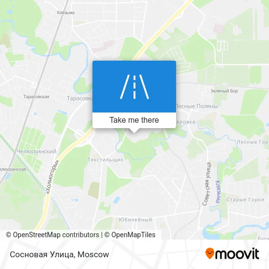Сосновая Улица map