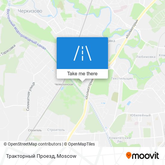 Тракторный Проезд map