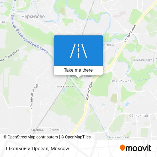 Школьный Проезд map