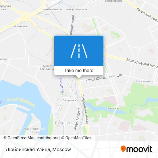 Люблинская Улица map