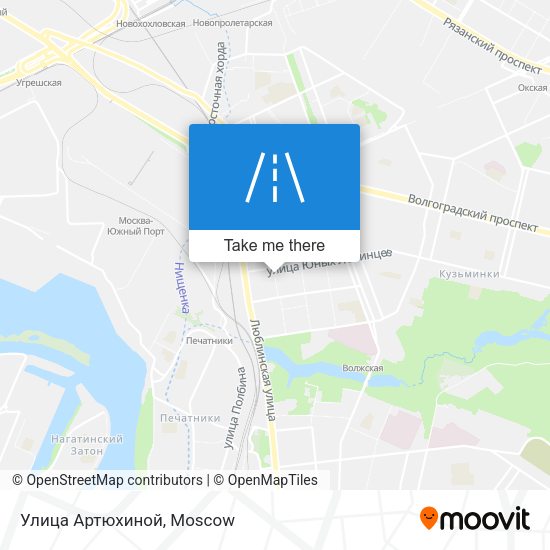 Улица Артюхиной map