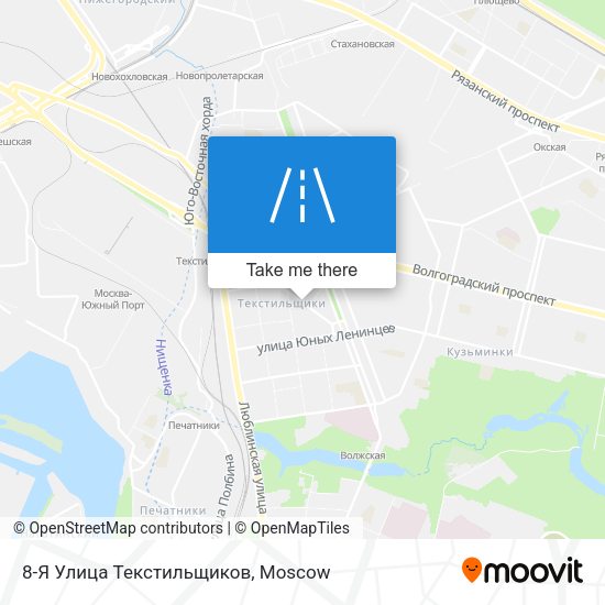 8-Я Улица Текстильщиков map