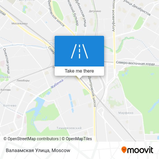 Валаамская Улица map