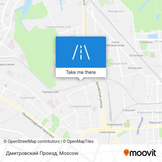 Дмитровский Проезд map