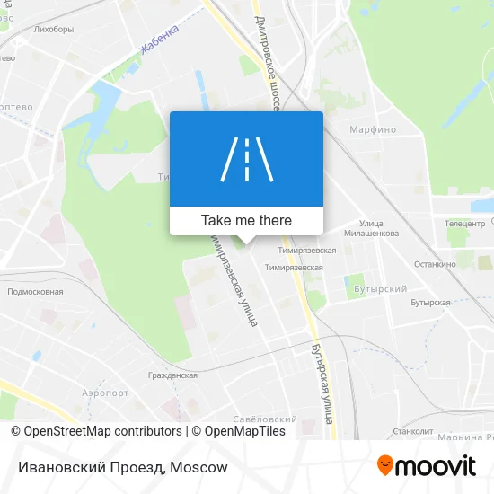 Ивановский Проезд map