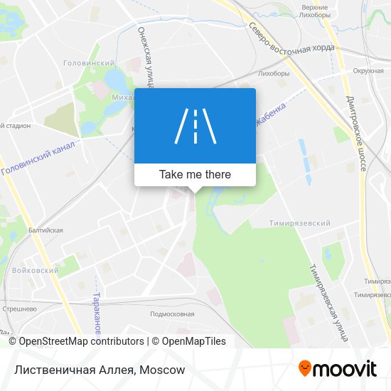 Лиственичная Аллея map