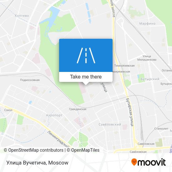 Улица Вучетича map