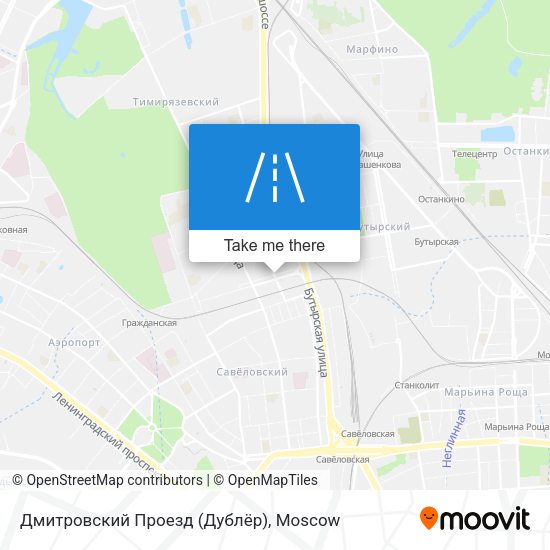 Дмитровский Проезд (Дублёр) map
