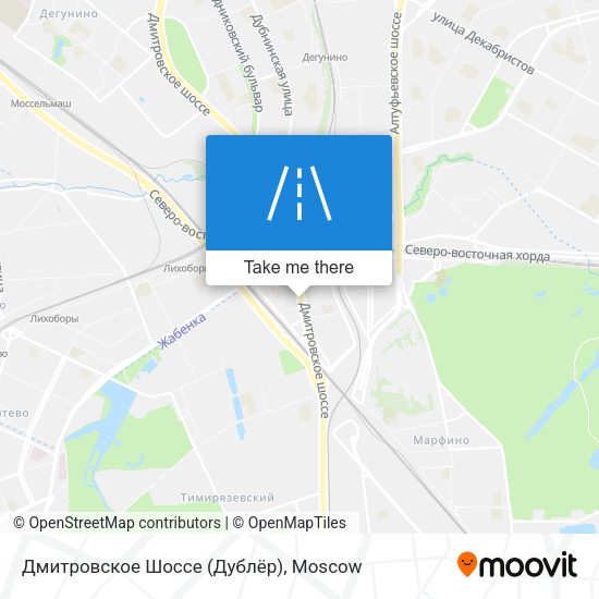 Дмитровское Шоссе (Дублёр) map