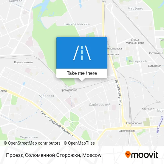 Проезд Соломенной Сторожки map