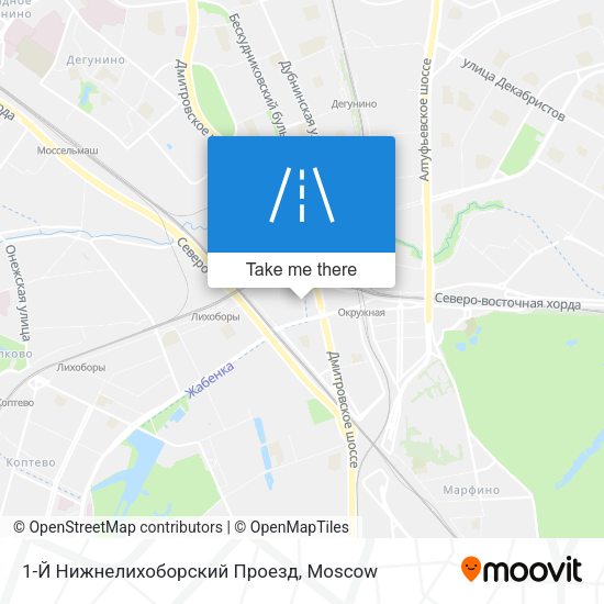 1-Й Нижнелихоборский Проезд map