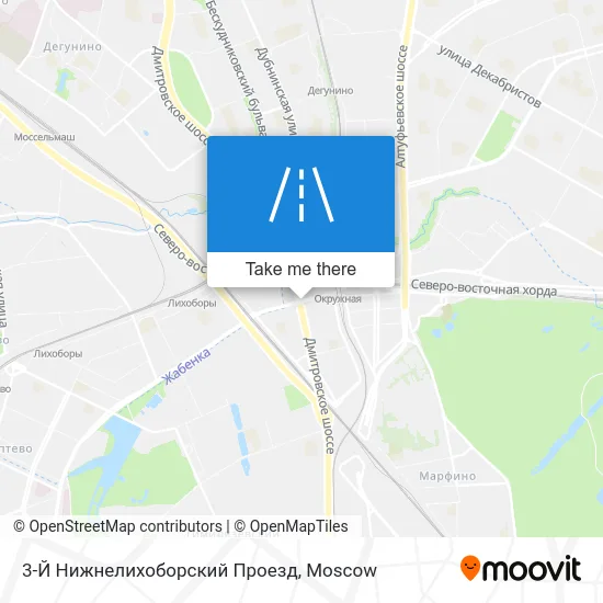 3-Й Нижнелихоборский Проезд map