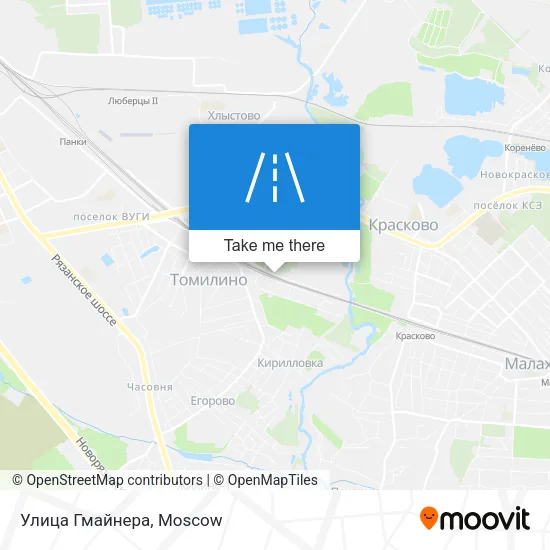 Улица Гмайнера map