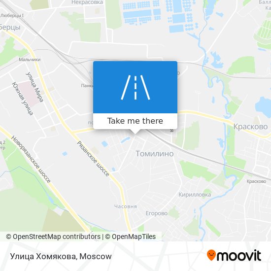 Улица Хомякова map