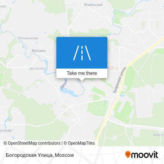 Богородская Улица map