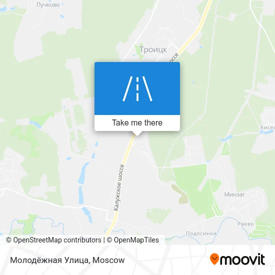 Молодёжная Улица map